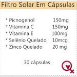 Fórmula do Filtro Solar Em Cápsulas