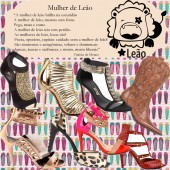 Sapatos da Mulher do Signo de Leão
