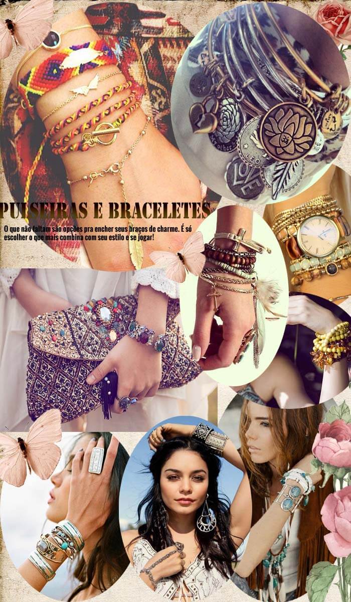 pulseiras e braceletes