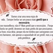 Regra da Semana: Seja Mais Gentil Consigo Mesma!
