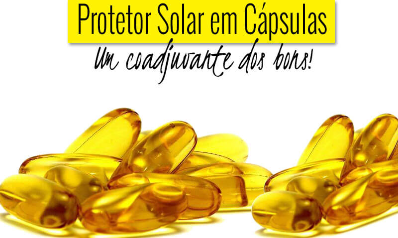 proteção solar em cápsulas
