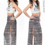 Look do Dia: Saia Longa Étnica + Top Cropped!
