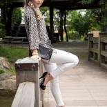 Look do dia: Branco + Animal Print!