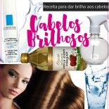 Receita caseira para dar brilho aos cabelos