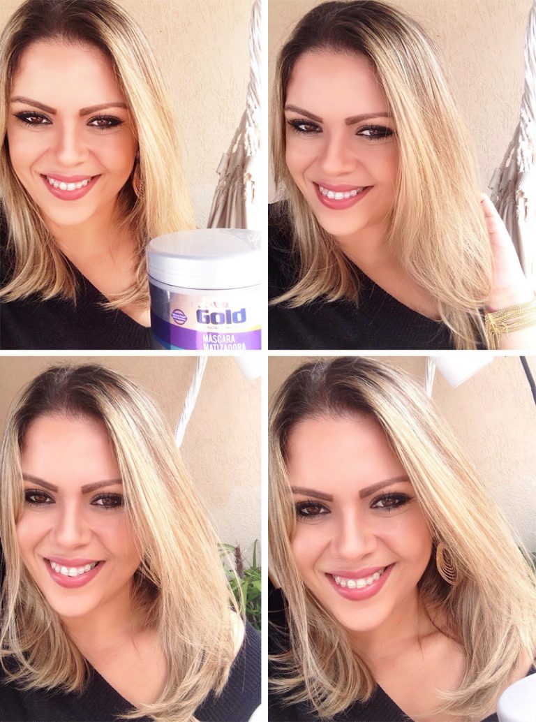 Máscara Matizadora Niely Gold Louro Absoluto Juro Valendo