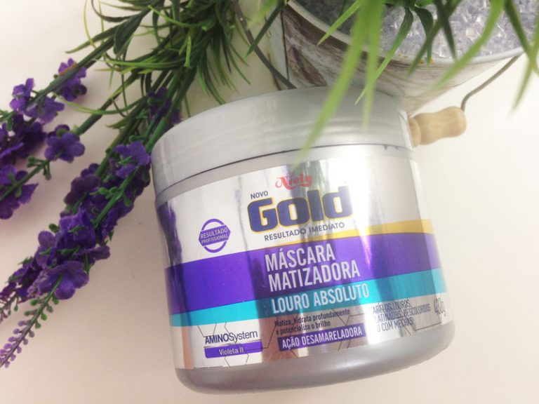 Máscara Matizadora Niely Gold Louro Absoluto Juro Valendo