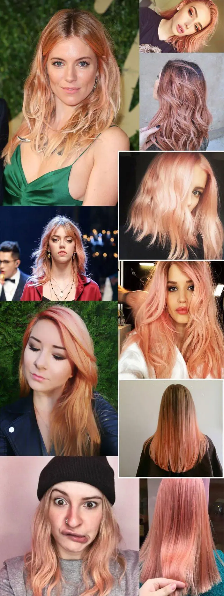 blorange colour hair