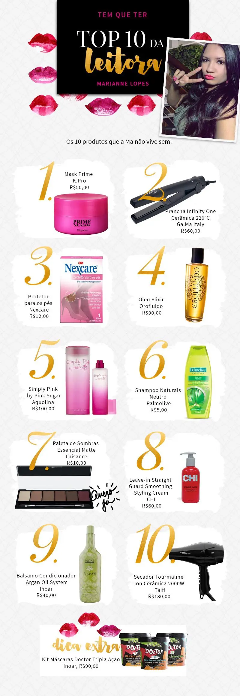 top 10 da leitora marianne lopes