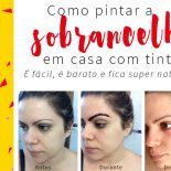 Como Pintar Sobrancelha Com Tinta
