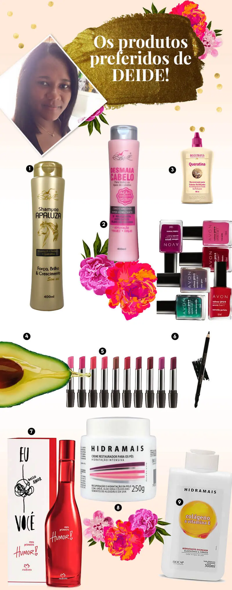 produtos preferidos de deide