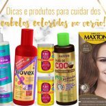 *Produtos Para Cuidar do Cabelo Colorido no Verão