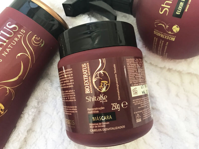 Máscara Bio Extratus Shitake Hidratação Nutrição Plus 1kg