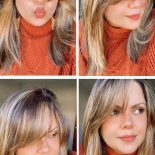 Cabelo loiro com franja: Saí do Castanho!