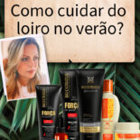 Cabelo loiro no verão: como cuidar?