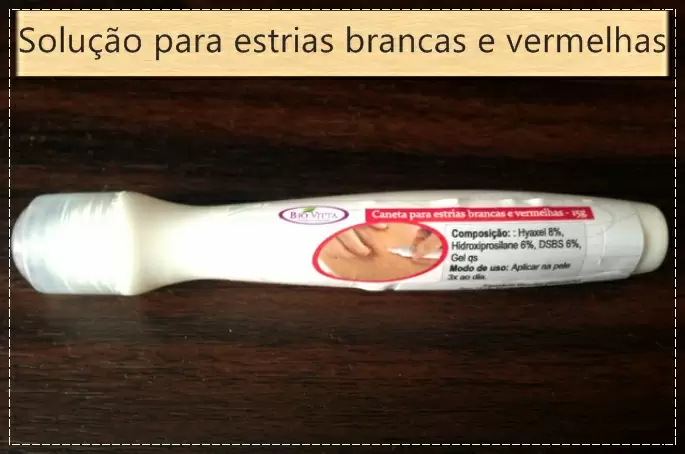  A Caneta Que Acaba Com As Estrias!