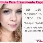 Fórmula Para Fazer O Cabelo Crescer