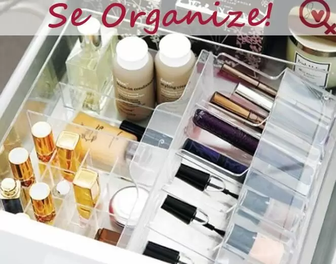 organizar maquiagem