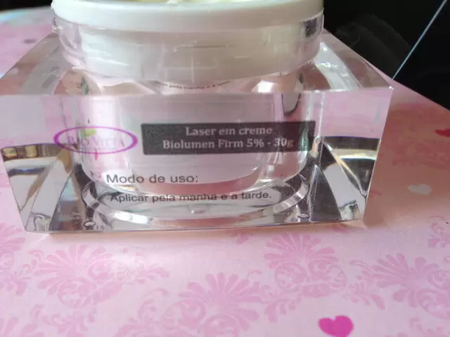 laser em creme