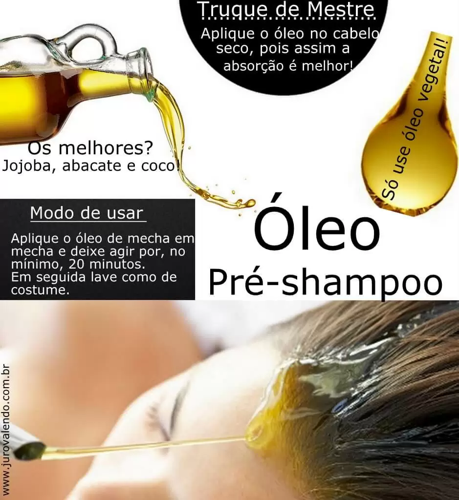 Óleo Pré-Shampoo: O Cabelo Agradece!