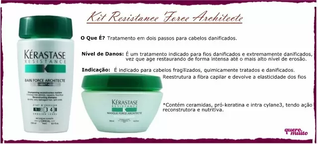 reconstrução kerastase
