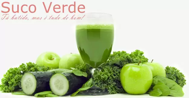 gelo de suco verde