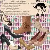Sapatos da Mulher do Signo de Virgem