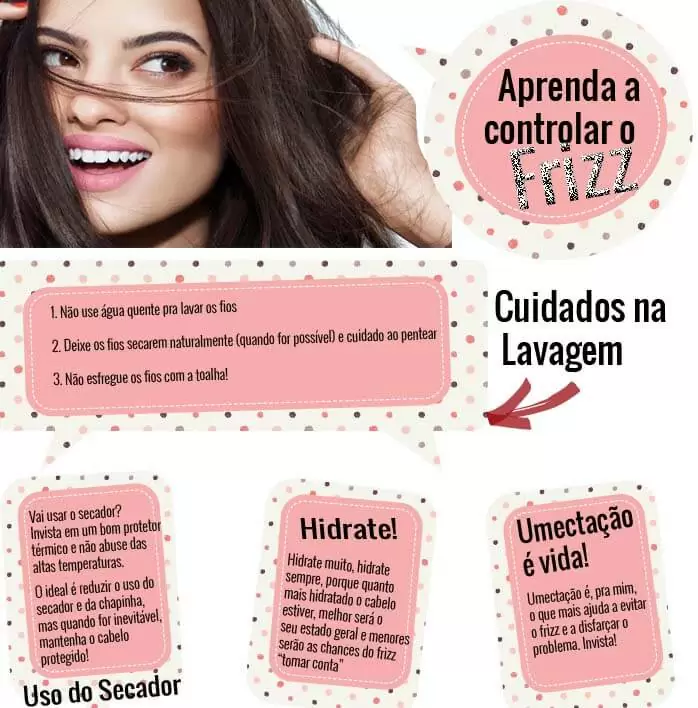 acabar com o frizz