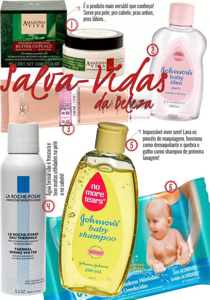 produtos de beleza salva-vidas