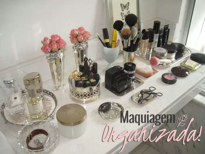 organizar maquiagens
