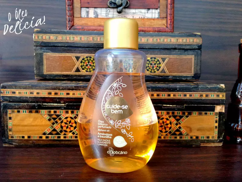 Óleo Bifásico Perfumado Amêndoas e Baunilha