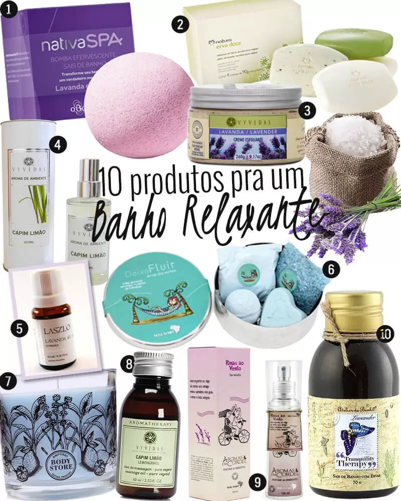 banho relaxante