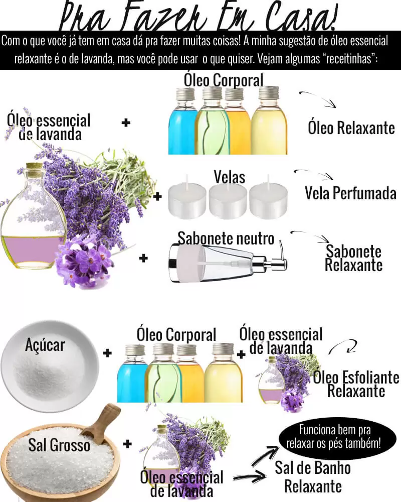 Banho relaxante