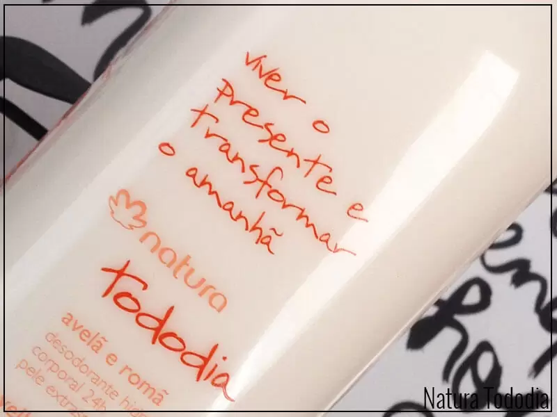 hidratante avelã e romã