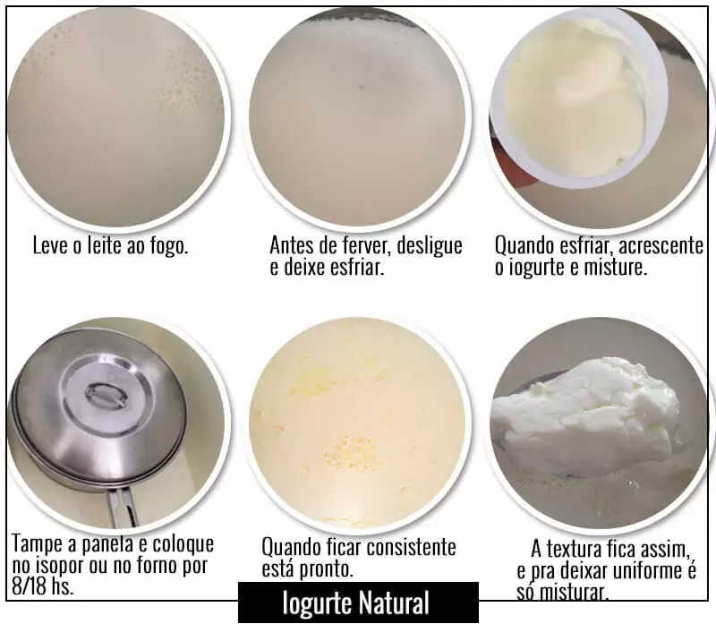 como fazer iogurte