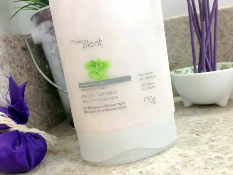pré shampoo esfoliante capilar natura