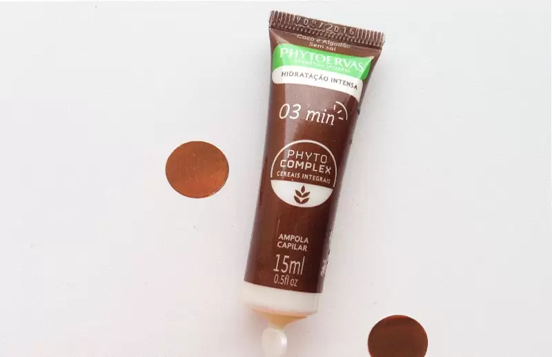Ampola de Hidratação Intensa Coco e Algodão - Phytoervas