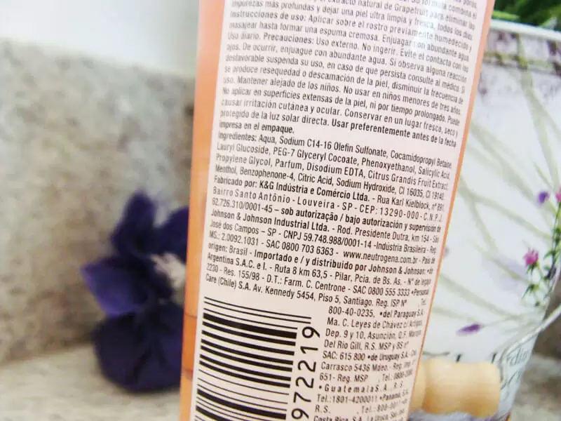 Neutrogena Deep Clean Grapefruit Sabonete Facial