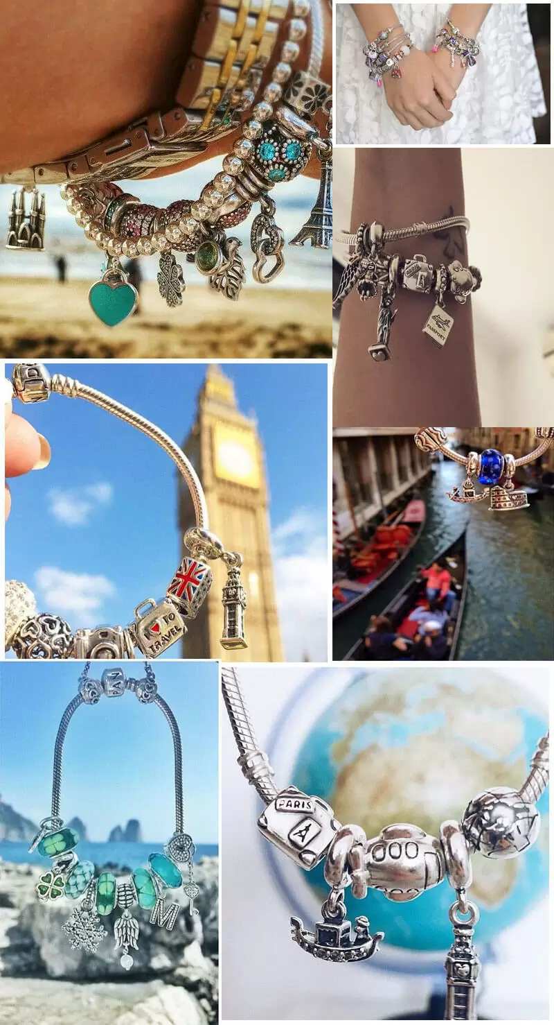 pulseiras de berloques