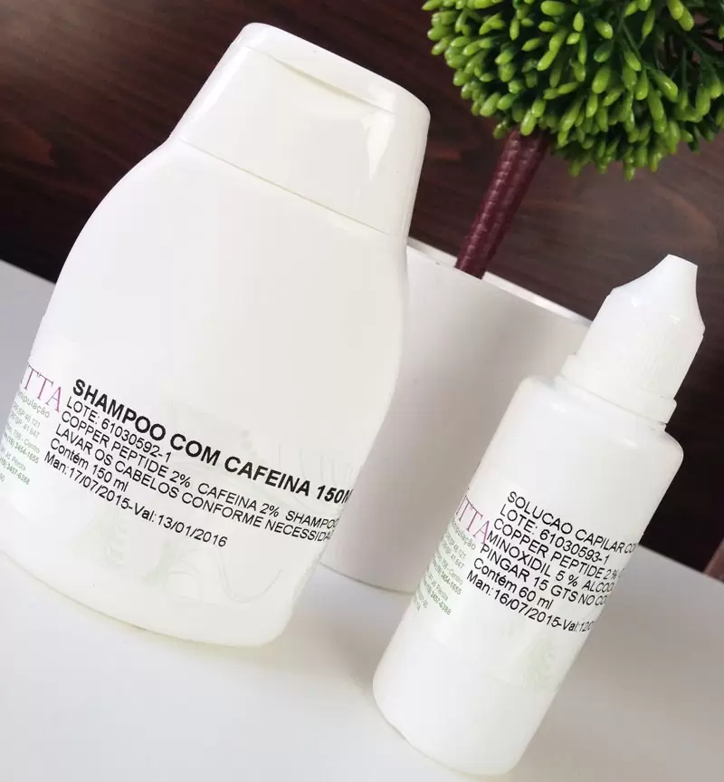 shampoo de cafeína