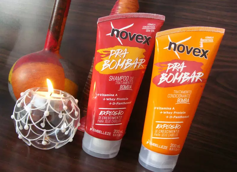 Pra Bombar Shampoo e Condicionador Bomba Novex
