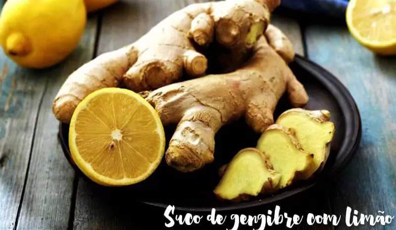 suco de gengibre com limão emagrece