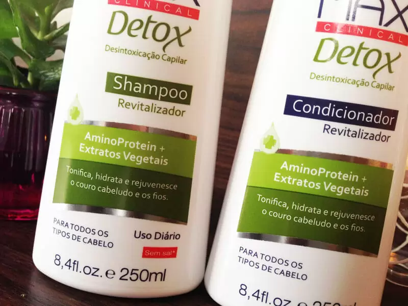 Resenha do Shampoo e Condicionador Revitalizador Detox Keramax Clinical