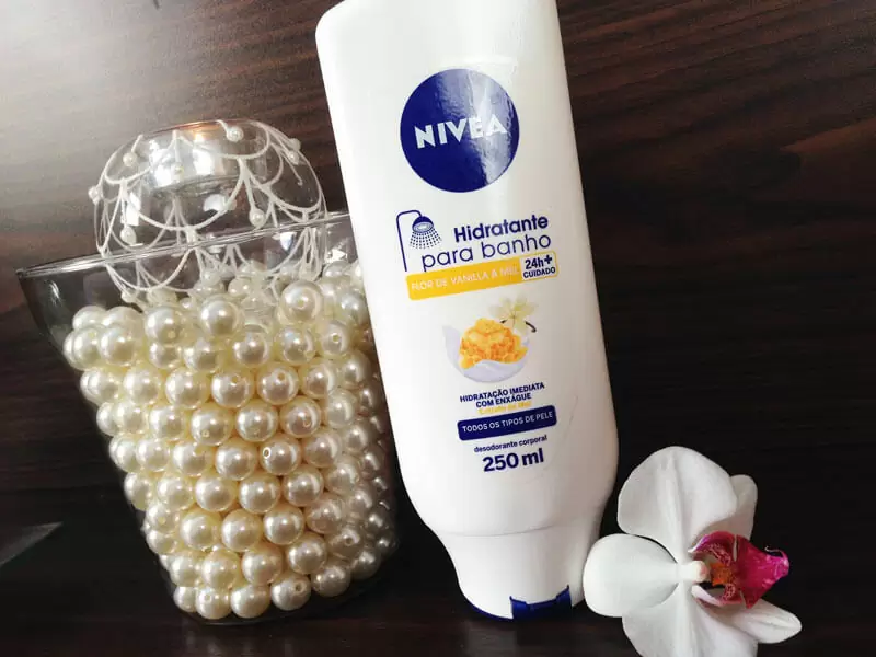 Hidratante para banho flor de vanilla & mel Nivea