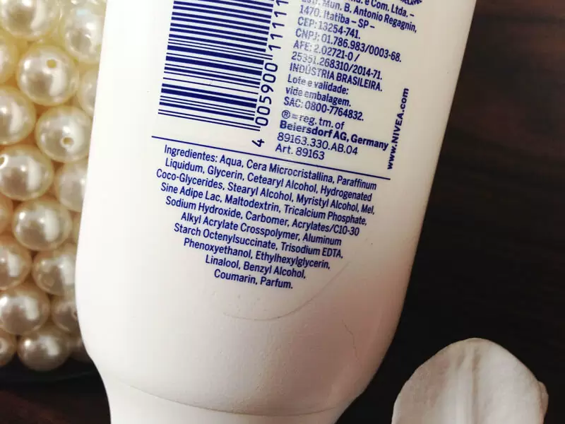 Hidratante para banho flor de vanilla & mel Nivea
