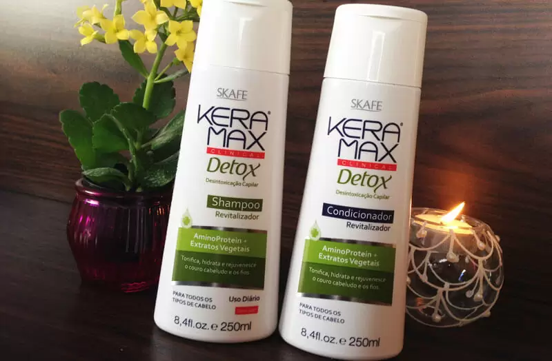 Resenha do Shampoo e Condicionador Revitalizador Detox Keramax Clinical
