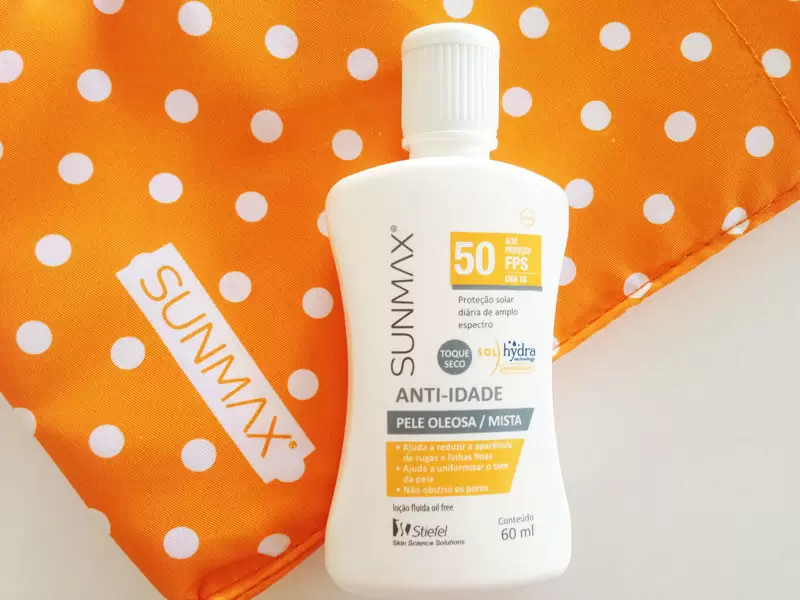 Protetor Solar Sunmax Anti-idade Pele Oleosa  Mista FPS 50