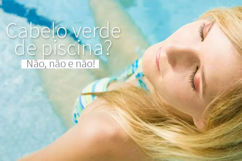 cabelo verde de piscina como evitar