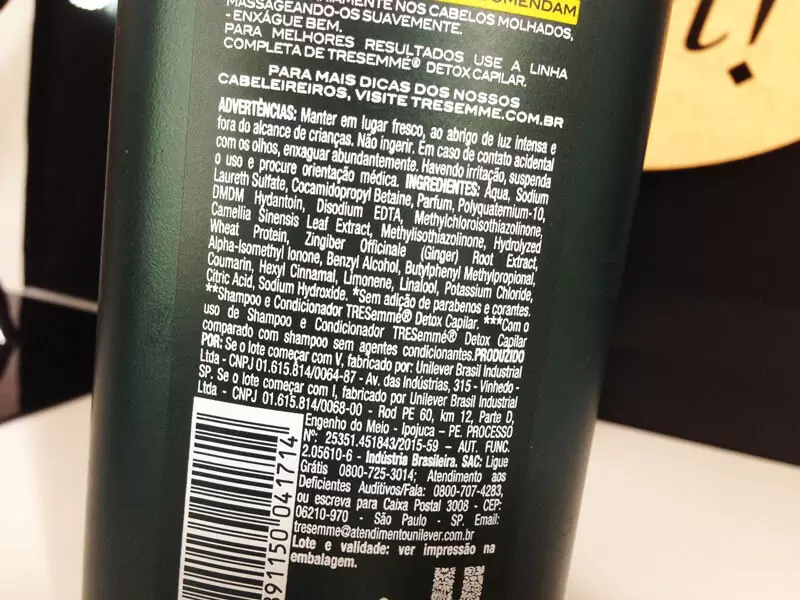 resenha-shampoo-detox-capilar-tresemmé-juro-valendo