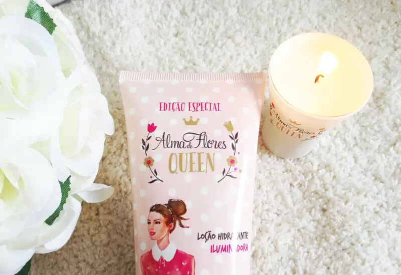 loção hidratante iluminadora alma de flores queen juro valendo