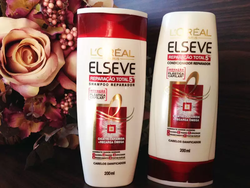 Shampoo e Condicionador Plástica Capilar Elseve juro valendo ju lopes